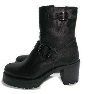 Sabrina Frye Moto boots